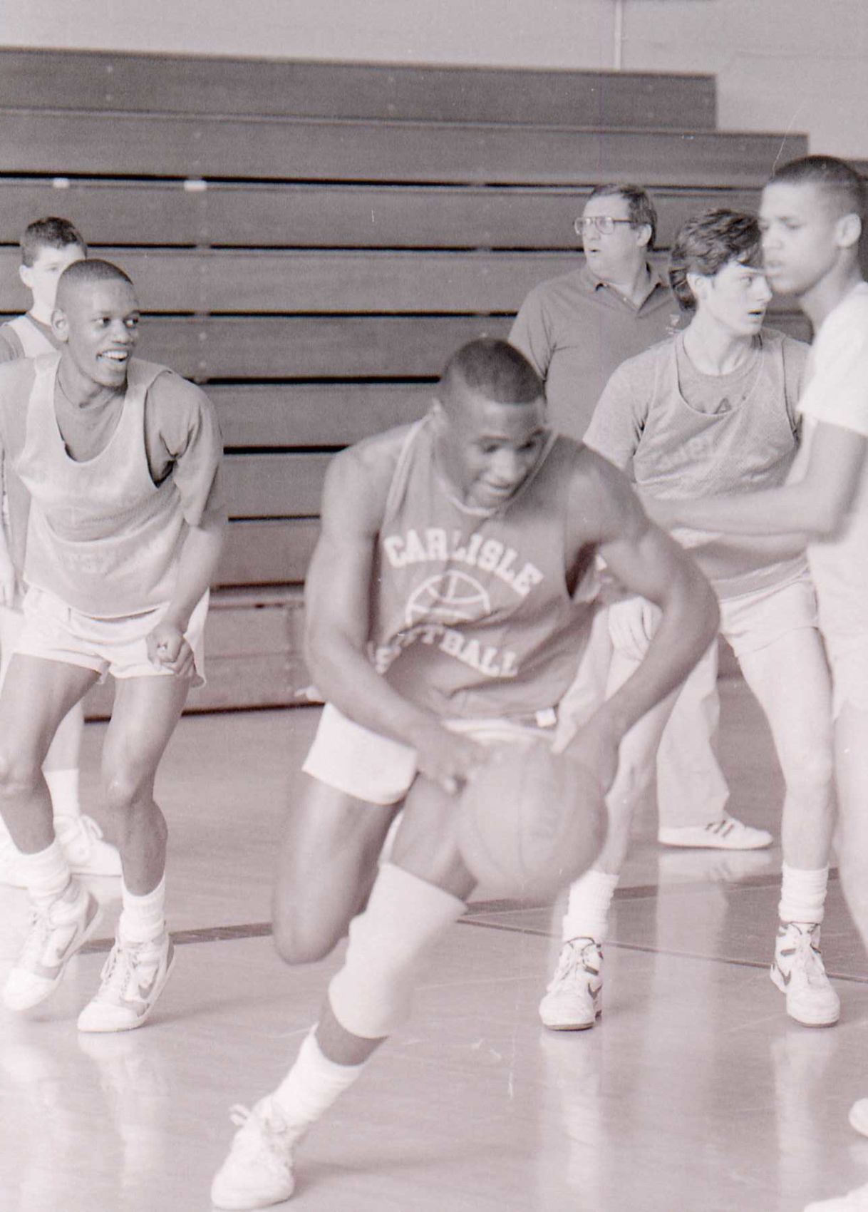 1988 Carlisle Basketball practice